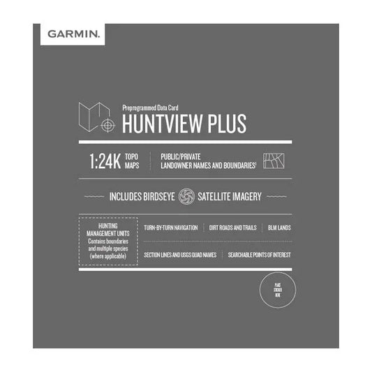 2025/2026 Garmin Huntview Plus Data Card
